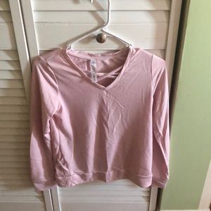 Long sleeve pink shirt